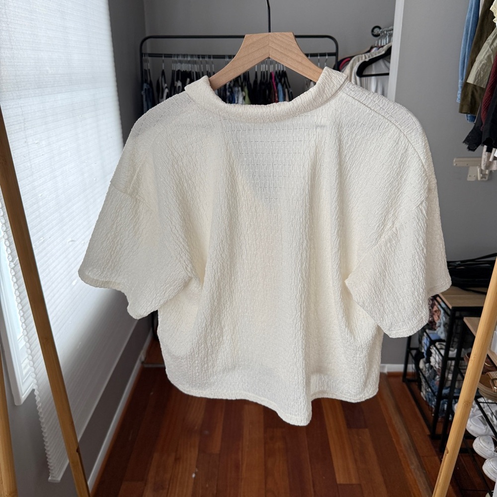 Madewell Crinkle Button Down Shirt - Picture 6 of 8